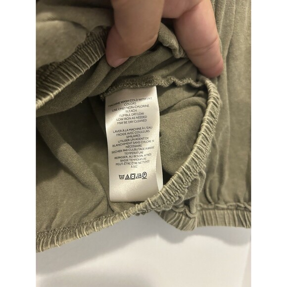 Free People We The Free No Good Alone Tee Willow Green Women's Size Small Crop - Picture 3 of 4